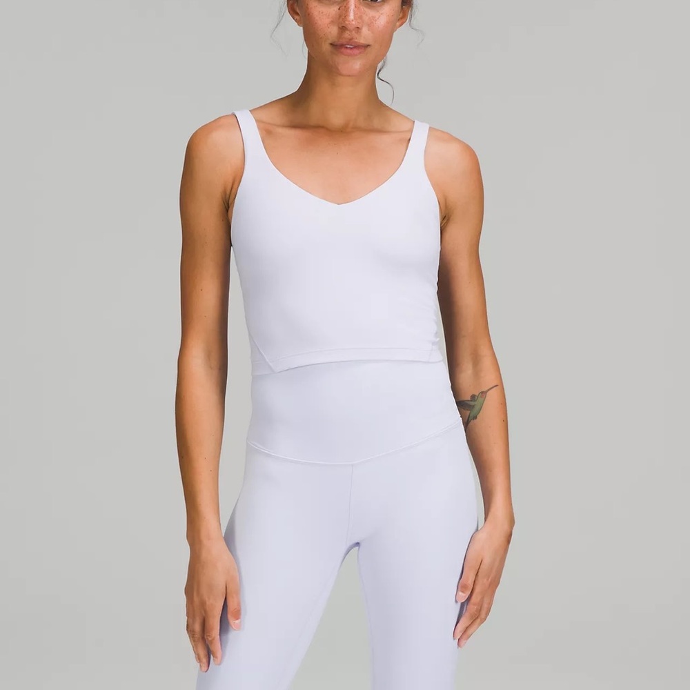 Lululemon Align tank size 8 in pastel blue (cropped)
